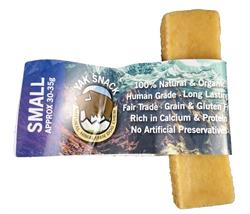 YAK Snacks til hunde. 100% naturlige og kornfri tyggeben. Small 30-35 g